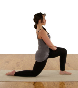 lunge on the knees pose to relieve hip tension - when sex hurts there is hope